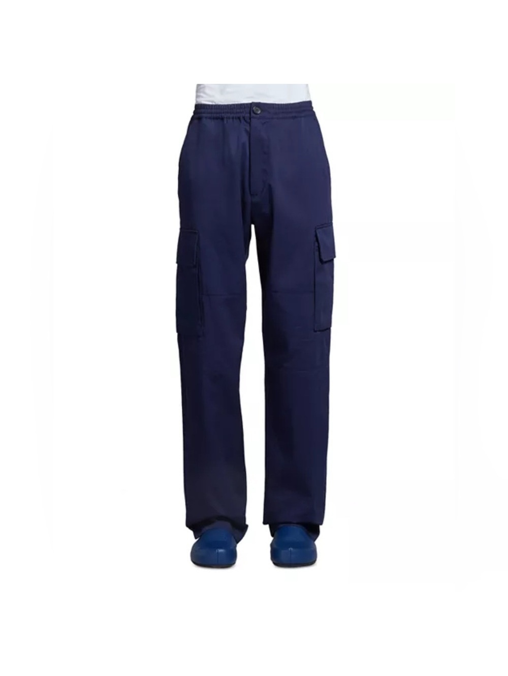 Marni Drawstring Cargo Pants Trousers in Navy, NWT, Size 50